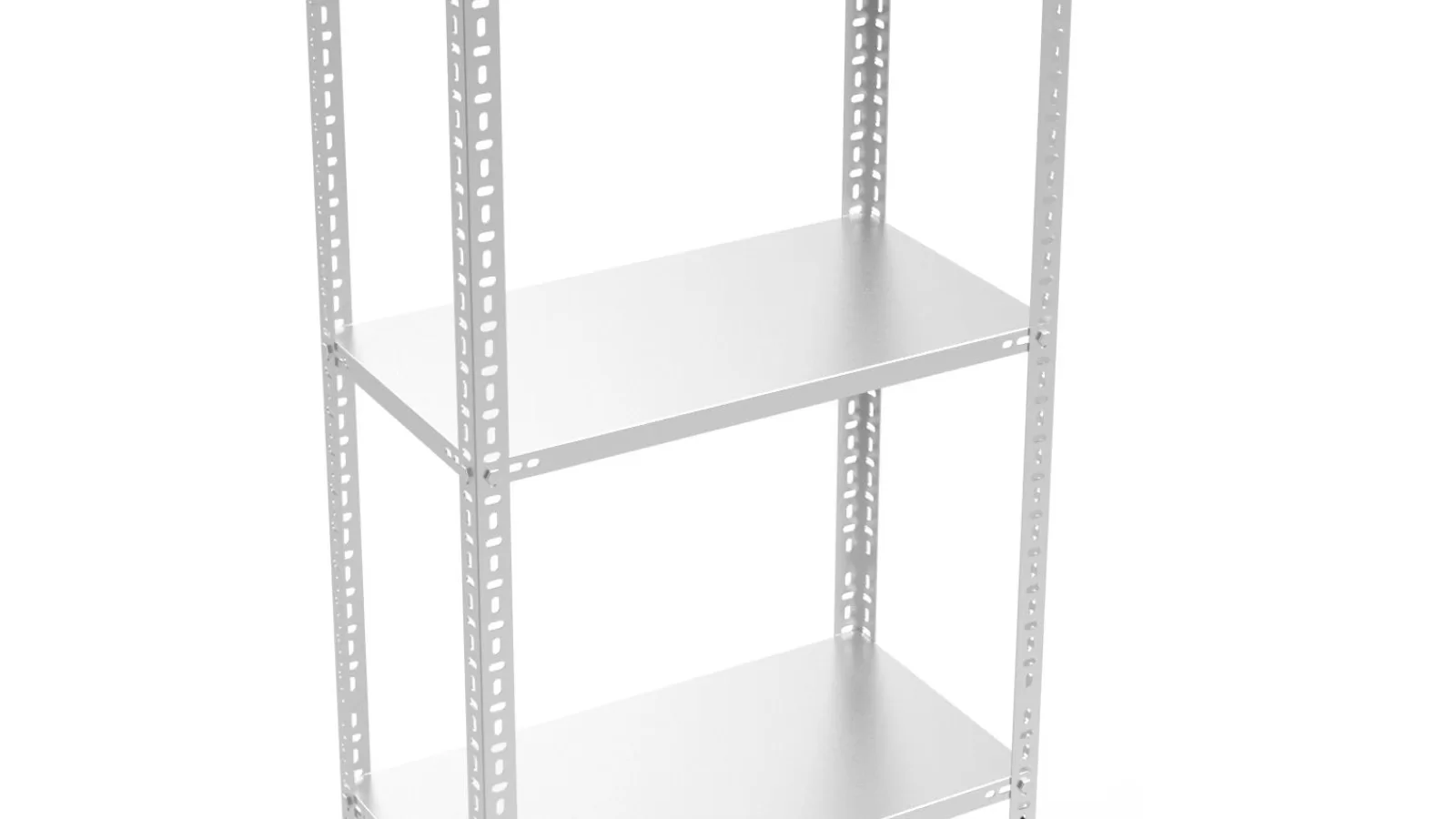 3 Katlı Galvaniz Çelik Raf. Dosya, Arşiv, Depo Rafı