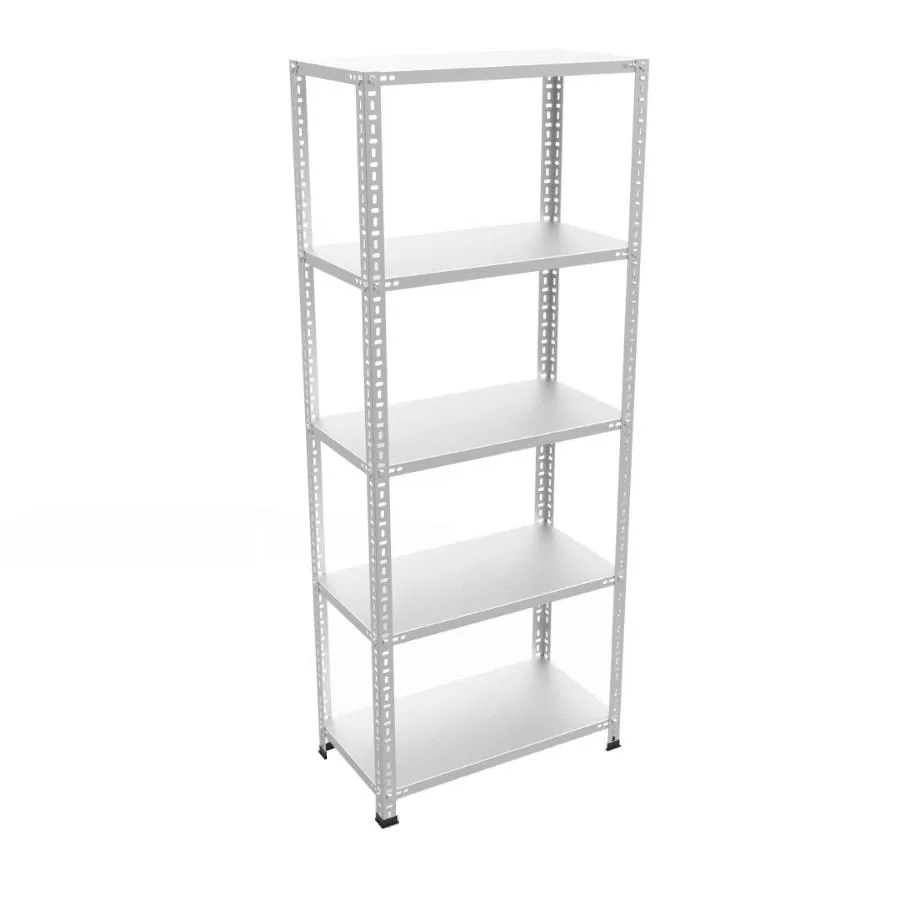 5 Katlı Galvaniz Çelik Raf. Depo, Dosya, Kiler  Rafı